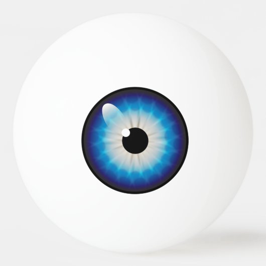 Amy K Googly Eye Blue Ping Ball (Voorkant)