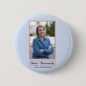 Amy Kennedy voor het Congres 2020 Ronde Button 5,7 Cm (Voorkant)