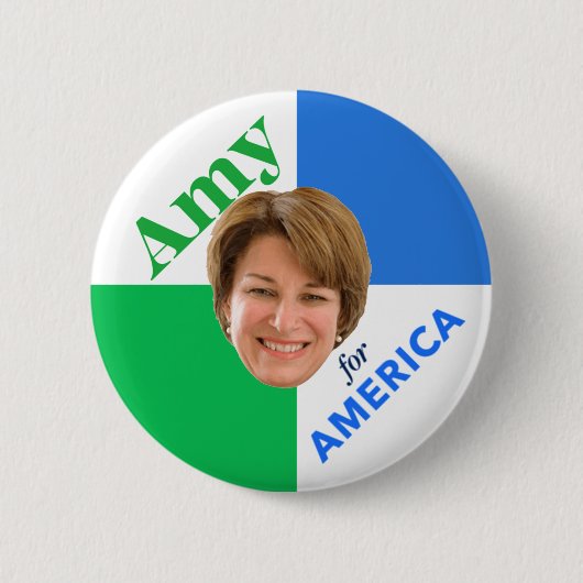 Amy Klobuchar 2020 Ronde Button 5,7 Cm (Voorkant)
