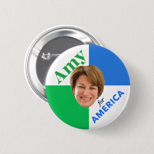 Amy Klobuchar 2020 Ronde Button 5,7 Cm (Voorkant /achterkant)