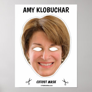 AMY KLOBUCHAR Halloween Masker Poster