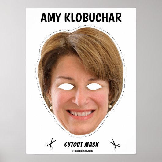 AMY KLOBUCHAR Halloween Masker Poster (Voorkant)
