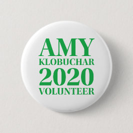 Amy Klobuchar Volunteer 2-inch Button