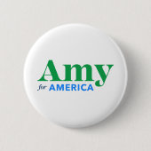 Amy Klobuchar voor President 2020 Ronde Button 5,7 Cm (Voorkant)