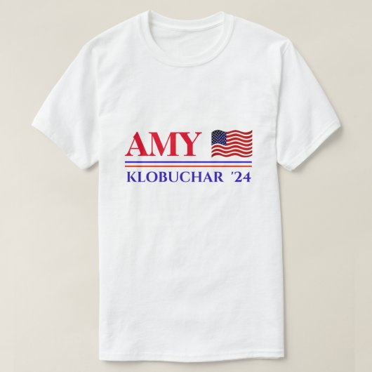Amy Klobuchar voor President T-Shirt (Design voorkant)
