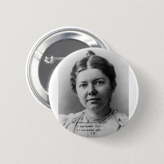 Amy Marcy Cheney Beach Ronde Button 5,7 Cm (Voorkant /achterkant)