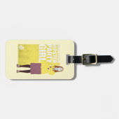 Amy | Meisje van de downtown Hipster Party Bagagelabel (Voorkant horizontaal)