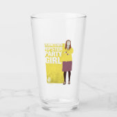 Amy | Meisje van de downtown Hipster Party Glas (Voorkant)