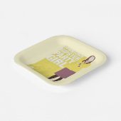 Amy | Meisje van de downtown Hipster Party Papieren Bordje (Gebogen)