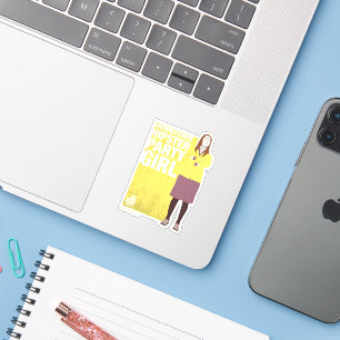 Amy Meisje van de downtown Hipster Party Sticker