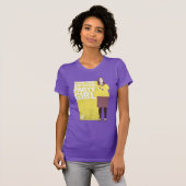 Amy | Meisje van de downtown Hipster Party T-shirt (Voorkant volledig)