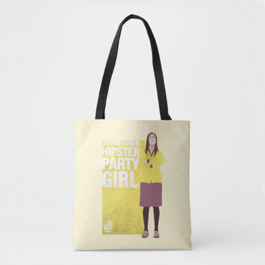 Amy | Meisje van de downtown Hipster Party Tote Bag (Voorkant)