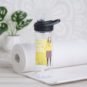 Amy Meisje van de downtown Hipster Party Waterfles
