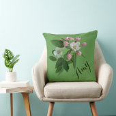 Amy naam bloemenappelbloesem Hygge Kussen (Stoel)