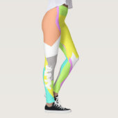 Amy Pastel Colors Positieve Vibes Leggings (Rechts)