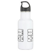 Amy periodieke waterfles waterfles (Achterkant)