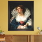 Amy Robsart van William Frederick Yeames Canvas Afdruk (Insitu (Woonkamer))