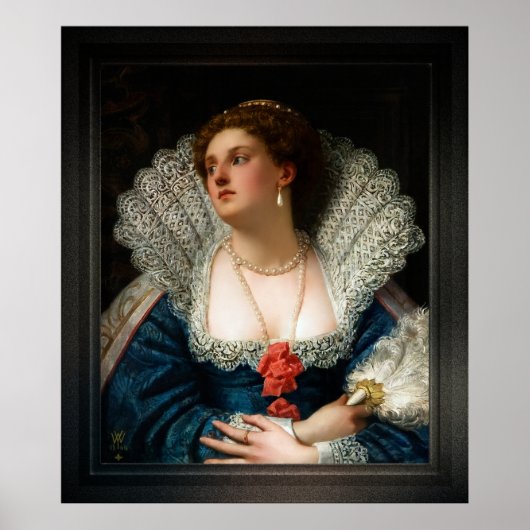 Amy Robsart van William Frederick Yeames Poster (Voorkant)