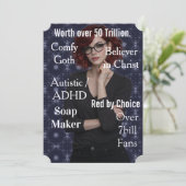 Amy Rosen Blue Feestdagenkaart (Staand voorkant)