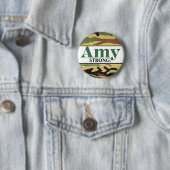 Amy Strong. Ronde Button 5,7 Cm (In situ)