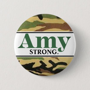 Amy Strong. Ronde Button 5,7 Cm