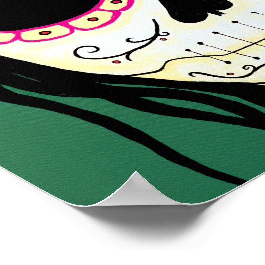 Amy Sugar Skull Skeleton Print (Hoek)