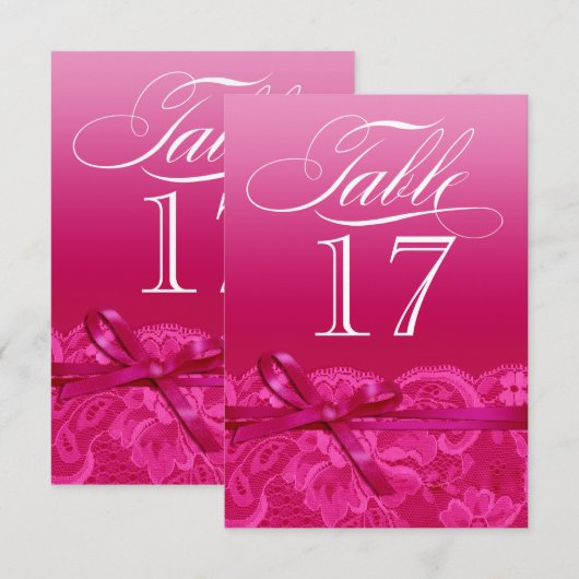 Amy Table Card-17 Kaart (Voorkant / Achterkant)