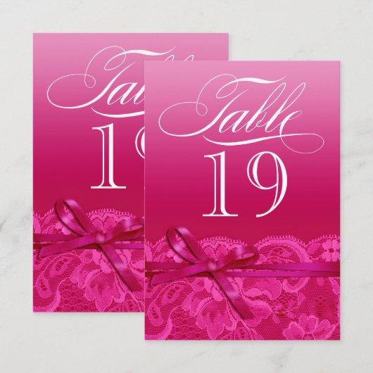 Amy Table Card-19 Kaart (Voorkant / Achterkant)