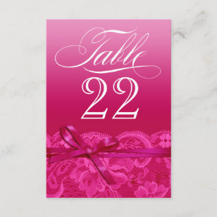 Amy Table Card-22 Kaart