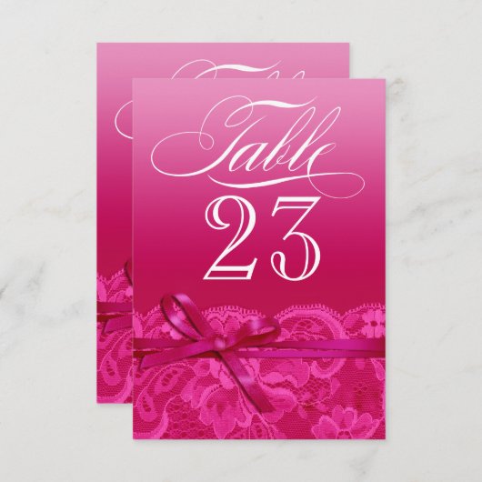 Amy Table Card-23 Kaart (Voorkant / Achterkant)