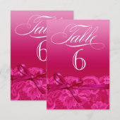 Amy Table Card-6 Kaart (Voorkant / Achterkant)