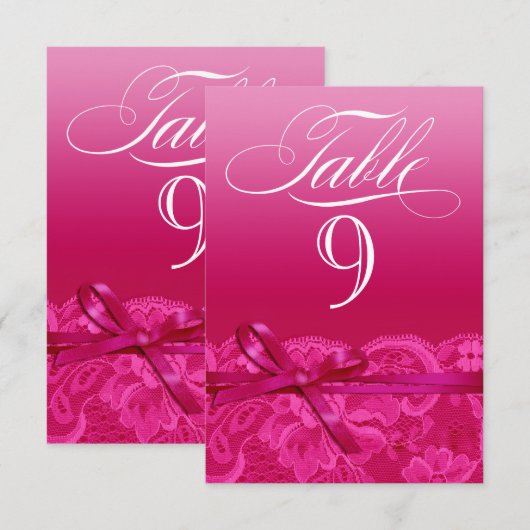 Amy Table Card-9 Kaart (Voorkant / Achterkant)