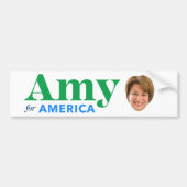 Amy voor Amerika Bumpersticker (Voorkant)