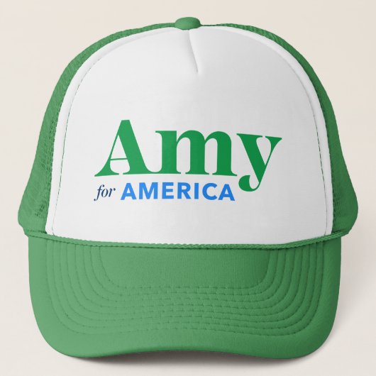 Amy voor Amerika Trucker Pet (Voorkant)