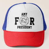 Amy voor President Trucker Pet (Voorkant)