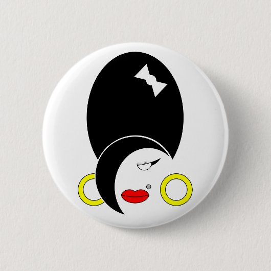 Amy W. Ronde Button 5,7 Cm (Voorkant)