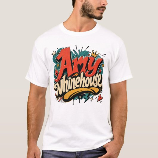 Amy Whinehouse T-shirt (Voorkant)