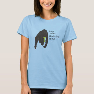 Amy wil groene Drink T-shirt