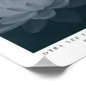 AMYGDALA - LOTUS FLOWER, grijs palet,  Poster (Hoek)