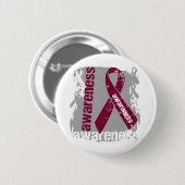 Amyloïdose Awareness Grunge Ribbon Ronde Button 5,7 Cm (Voorkant /achterkant)