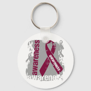 Amyloïdose Awareness Grunge Ribbon Sleutelhanger