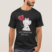 Amyloïdose Bewustmaking Elephant T-shirt (Voorkant)