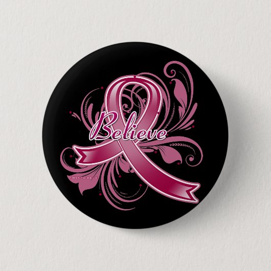 Amyloïdose gelooft Vlaams lintje Ronde Button 5,7 Cm (Voorkant)