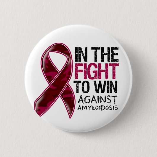 Amyloïdose - gevecht om te winnen ronde button 5,7 cm (Voorkant)