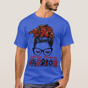 Amyloïdose Hoofdpijn Bewustzijn Warrior Women Glas T-shirt