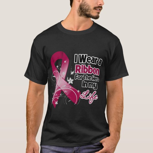 Amyloïdose Ribbon Hero in mijn leven T-shirt (Voorkant)