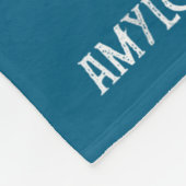 Amyloïdose warrior Amerikaanse vlag ontwerp Fleece Deken (Hoek)