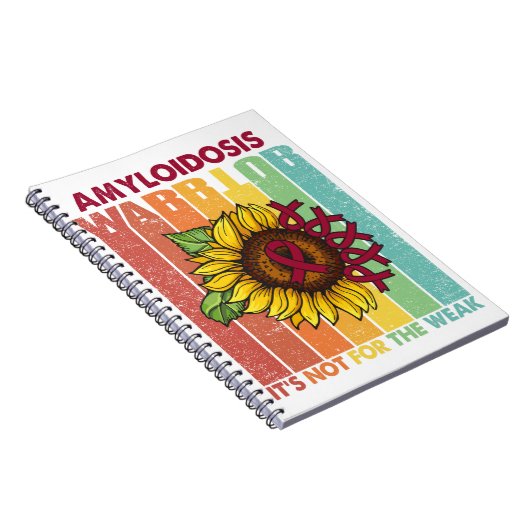 Amyloïdose Warrior Het is niet voor het onweer Notitieboek (Rechterzijde)