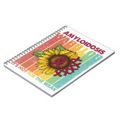 Amyloïdose Warrior Het is niet voor het onweer Notitieboek (Linkerzijde)