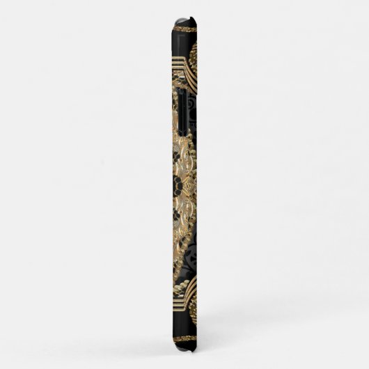 Amymica Damask Monogram Case-Mate iPhone Case (Achterkant/rechts)